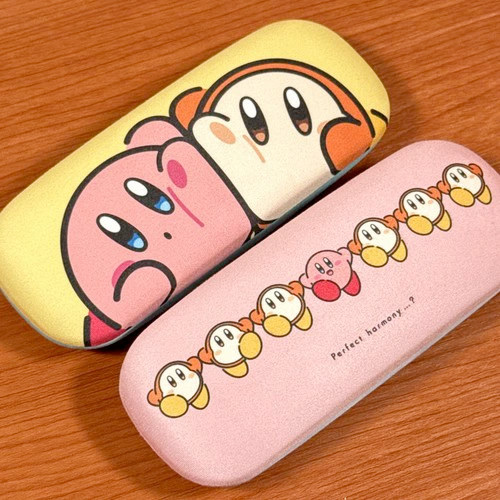 日本星之卡比可爱卡通眼镜盒