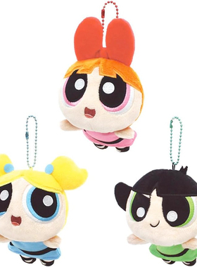 1月预售 日本T's Factory飞天小女警包包挂件钥匙扣毛绒玩偶送礼