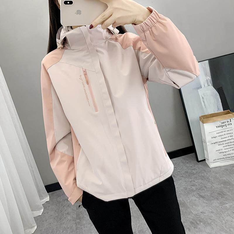 户外加厚保暖冲锋衣三合一两件套大码男女工作服定印制印字logo