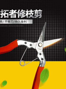 老人头开拓者KOTESO110KT修枝剪 园艺手剪 摘果剪刀花木剪