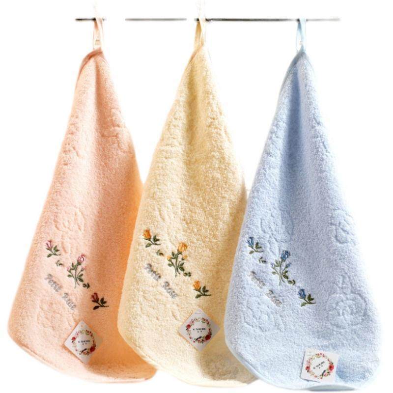 3条金号抹手巾擦手毛巾纯棉洗脸家用擦汗方巾全棉手帕吸水绣花a类,居家布艺,一次性浴巾,淘宝优惠券,粉丝福利购,淘宝优惠卷