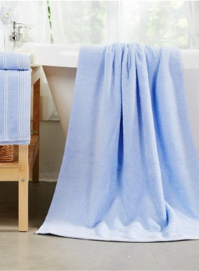 洁丽雅纯棉浴巾A类标准一等品E2118全棉加厚加大吸水大浴巾140*70