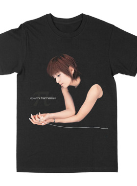 滨崎步演唱会印花短袖T恤男女同款宽松潮流纯棉二次元日系可爱