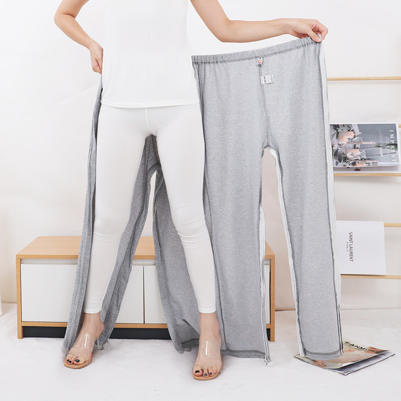 骨折病人专用护理裤易穿脱透气