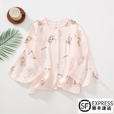 护理服魔术贴一片式纯棉透气亲肤