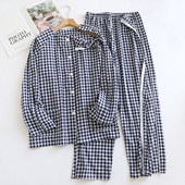 春秋护理服PICC置管骨折透析穿 衣服专用病号服老人纯棉透气睡衣