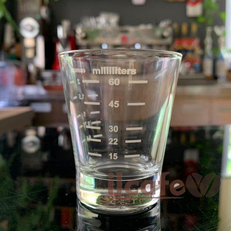 意大利进口咖啡shot玻璃量杯 刻度杯 玻璃杯 盎司杯60ml