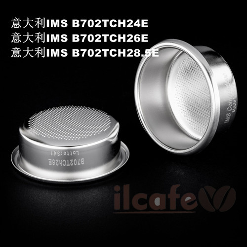 意大利IMS B70 2TCH系列咖啡机把手过滤网18-22g无槽版双份粉碗