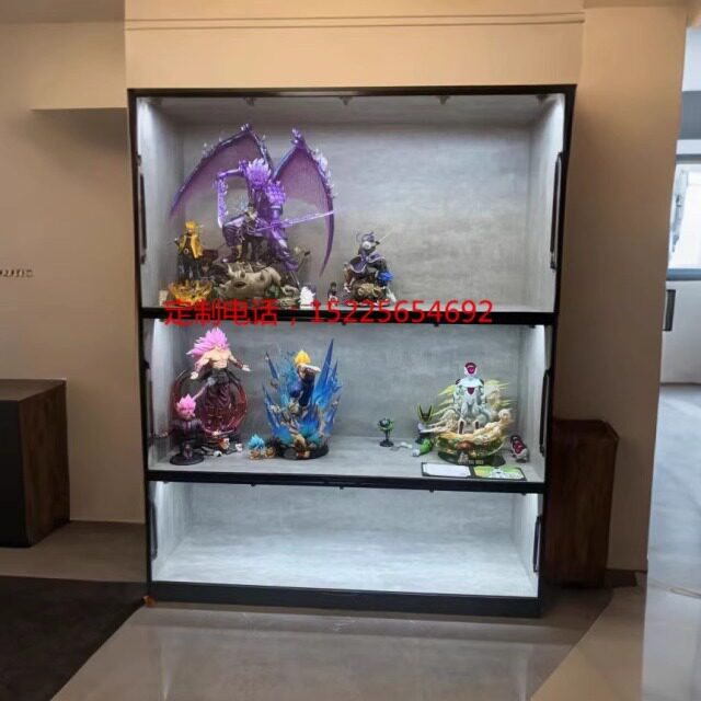 定做液压门手办展示柜兵人高达模手办柜/潮玩柜/玩具