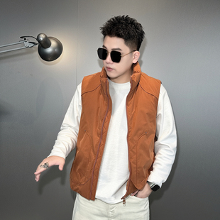 羽绒马甲外套男