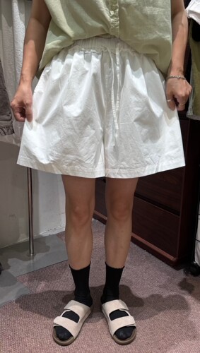5286新款休闲时尚百搭休闲裤女宽松显瘦时尚短裤休闲百搭阔腿裤