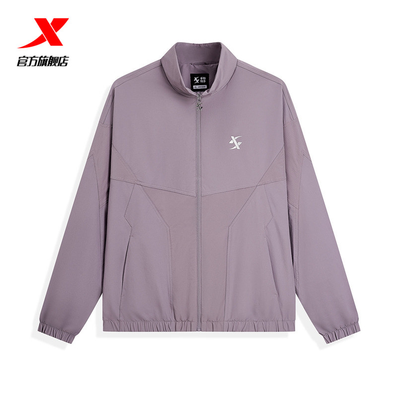 特步官方正品复古休闲运动棒球服