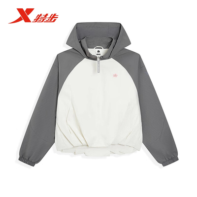 特步官方正品ATOMOFAFA双层风衣