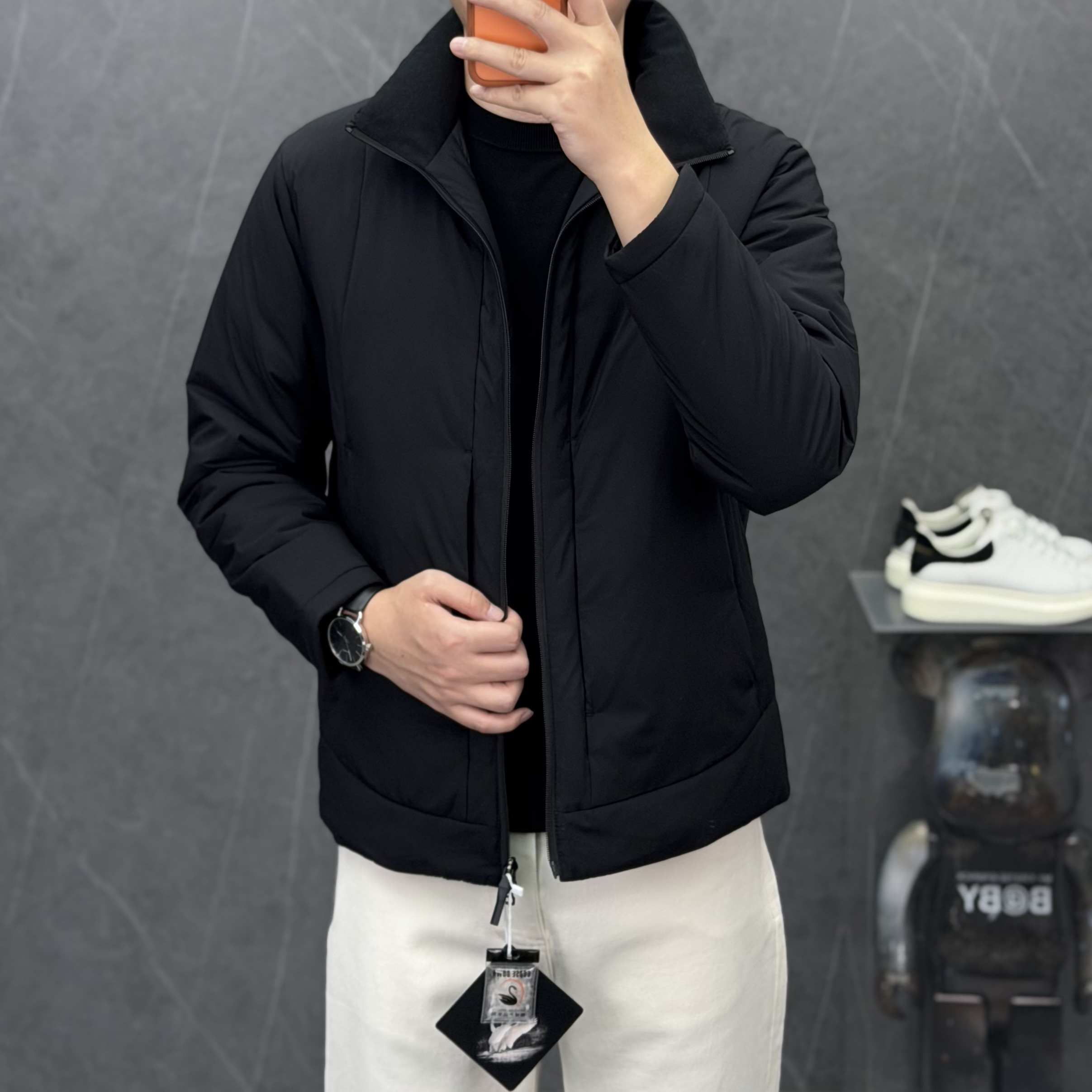 轻奢商务白鹅绒保暖男士羽绒服