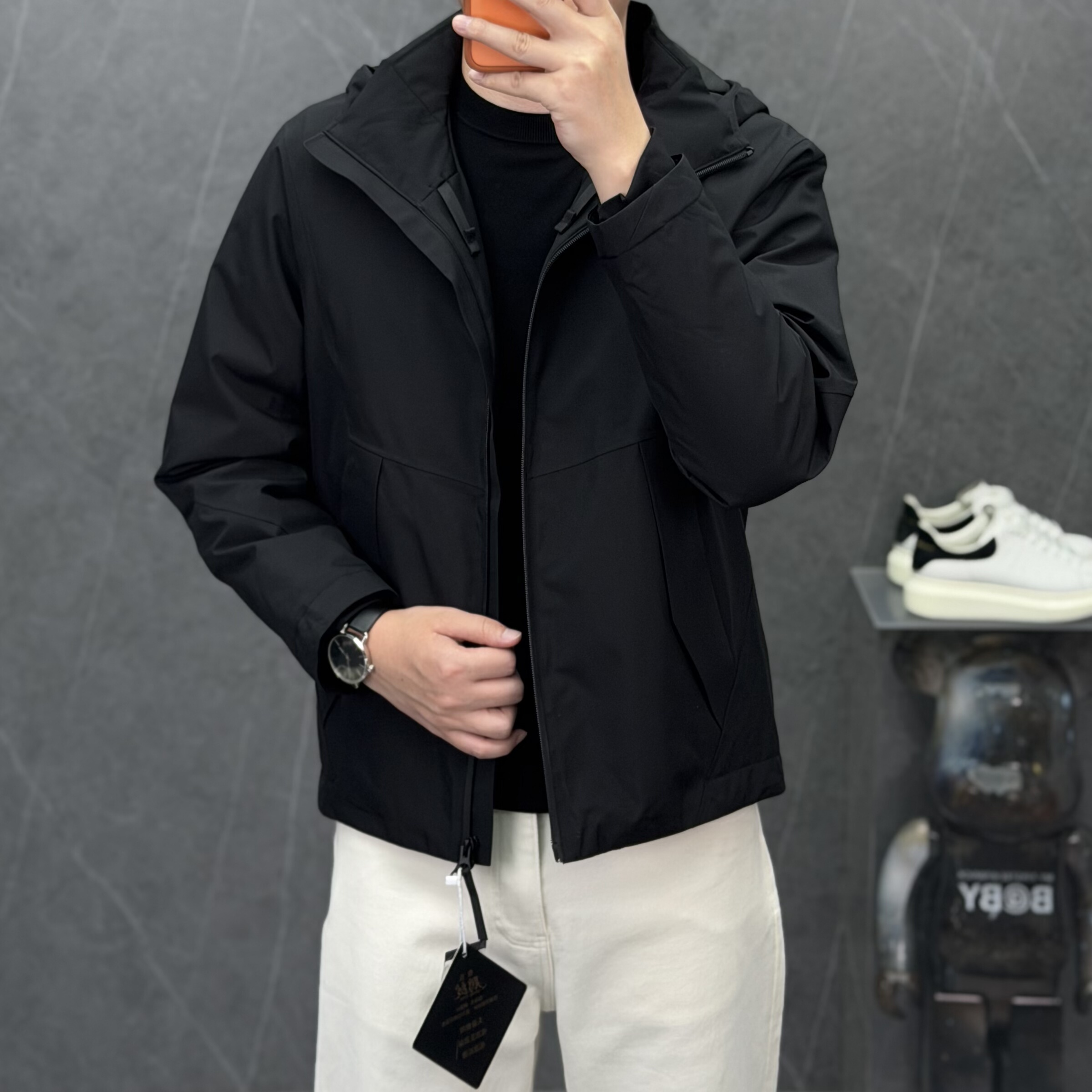 冬季男士白鹅绒超轻保暖羽绒服