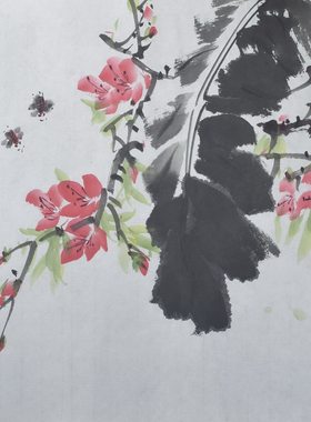 特价手绘花鸟小品水墨无框新中式国画客厅玄关装饰挂画HX111758