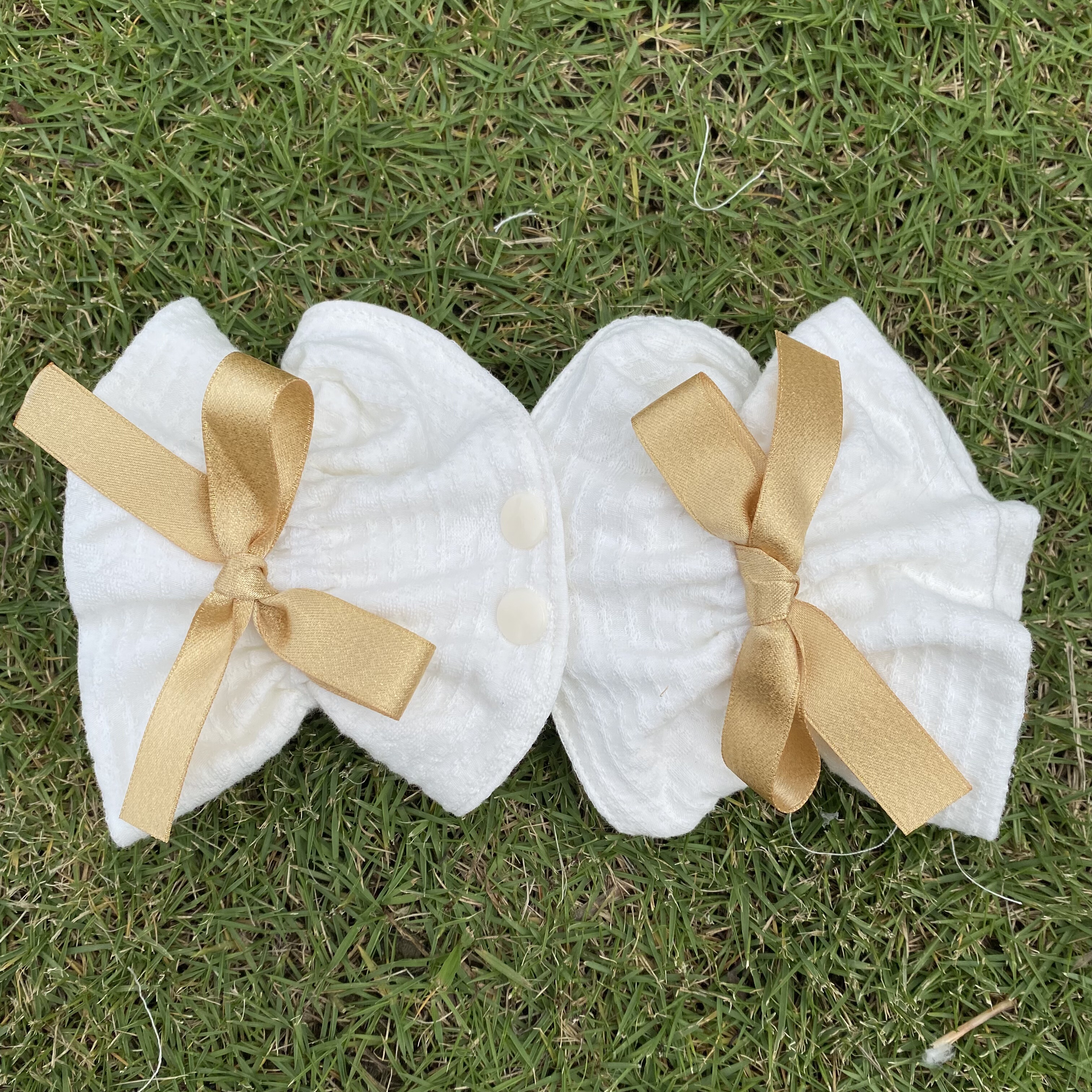 针织棉耳套耳花套装 美卡史宾格吃饭遛弯防脏 舒适透气 装扮公主