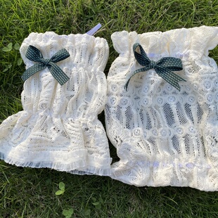 国风刺绣 ｜美卡通风透气耳套 头套史宾格可卡长耳朵狗防脏公主狗