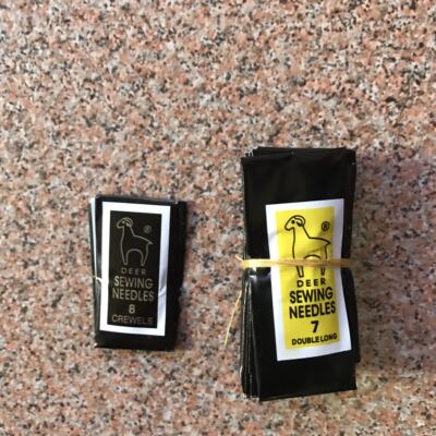 进口鹿牌传统老式缝补绣花针