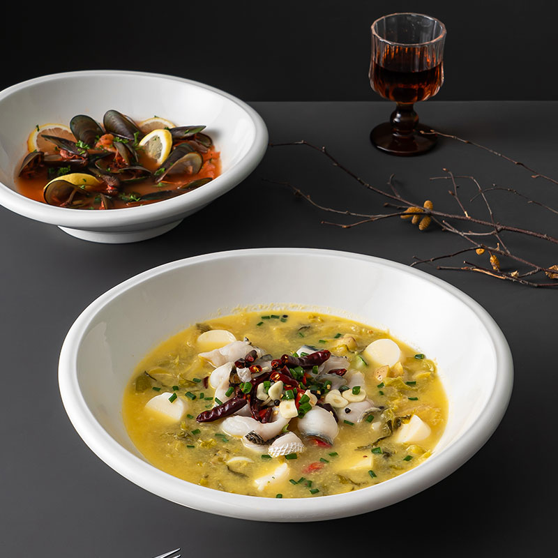 陶瓷釉下彩酸菜鱼水煮鱼大盆碗