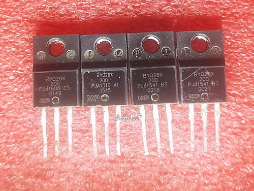 进口拆机BYQ28X-200 BYQ28F-200塑封管TO-220 超快速二极管整流器