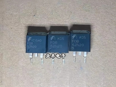 进口拆机 FDB52N20 FDB52N20TM 52N20 MOSFET N沟道  TO-263