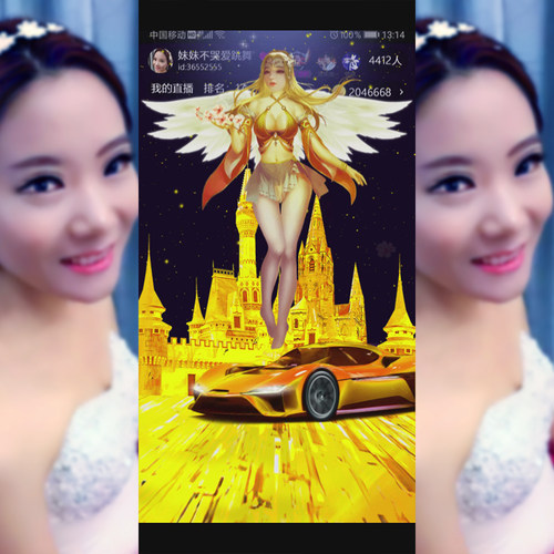 城堡女神直播礼物 手机直播间动态礼物 svga礼物 cg原画原创素材