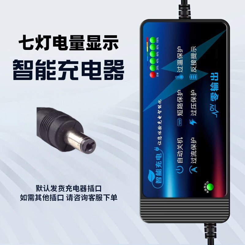 12V24V36铅酸蓄电池电瓶充电器电动工具玩具车户外电源工具专用
