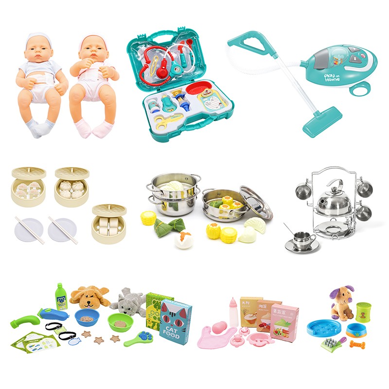 幼儿园早教中心儿童室内区角游戏包扮演区过家家角色扮演语言理解