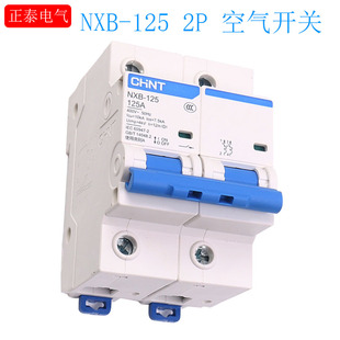 正泰 空气开关NXB-125 2P 80 100 125A大电流空开总闸AC220V单相