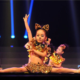 学猫叫儿童波斯猫表演服幼儿园小猫演出服六一动物蓬蓬裙舞蹈服装