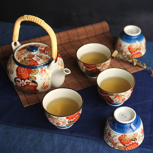 有田烧樱花提梁茶具商务礼品