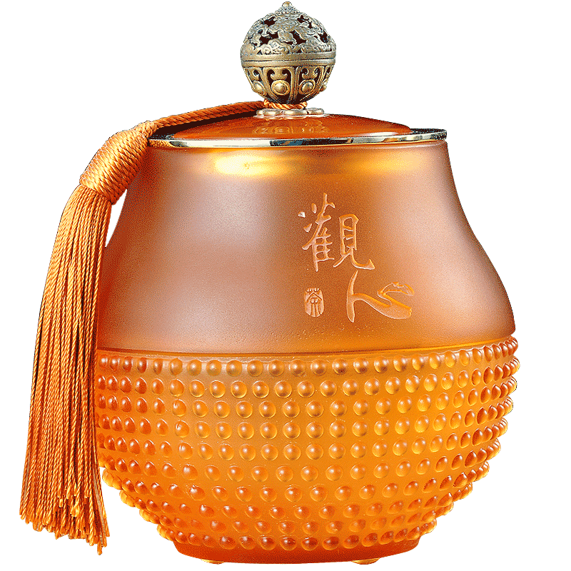 琉璃密封罐防潮摆件送老师礼品