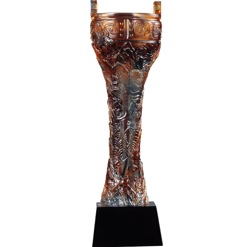 创意水晶摆件刻字奖杯定制