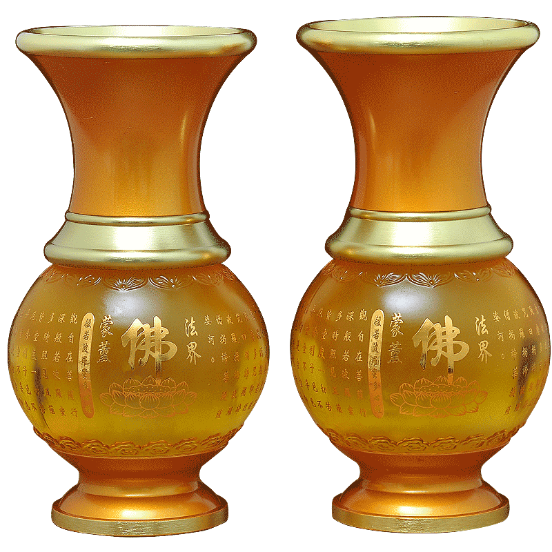 佛字观音寺庙祠堂插花净水瓶