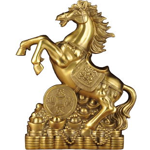 马到成功摆件铜马招财客厅玄关乔迁新居礼物总经理办公室商务礼品