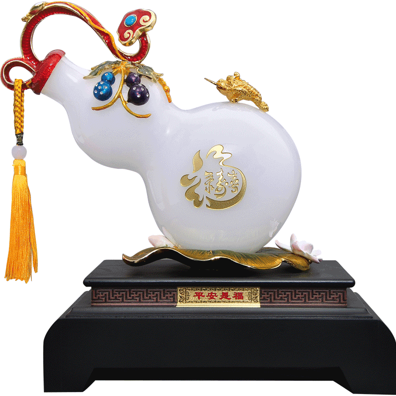 卧室商务礼品葫芦摆件送领导长