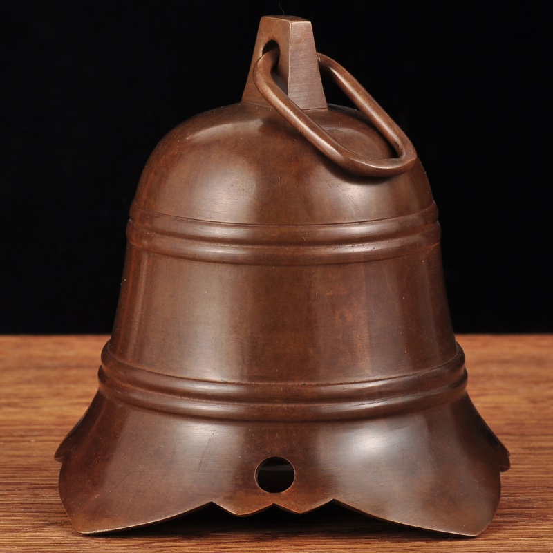 全铜云板铜钟宝钟手敲钟挂钟响钟撞钟学校打铃室内外铜铃铛敲钟