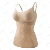 强压 薄款 卡码 大胸可穿不跑杯 收腹塑身衣带胸垫隐形吊带 拍大