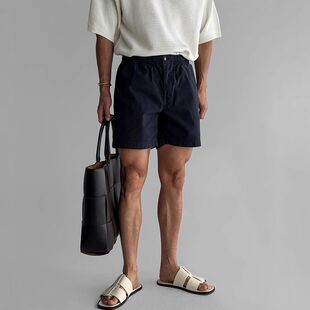 男款休闲短裤运动百搭夏季裤 宽松潮流直筒高品质宽松四分裤工厂