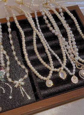 气质choker珍珠项链高级感批发