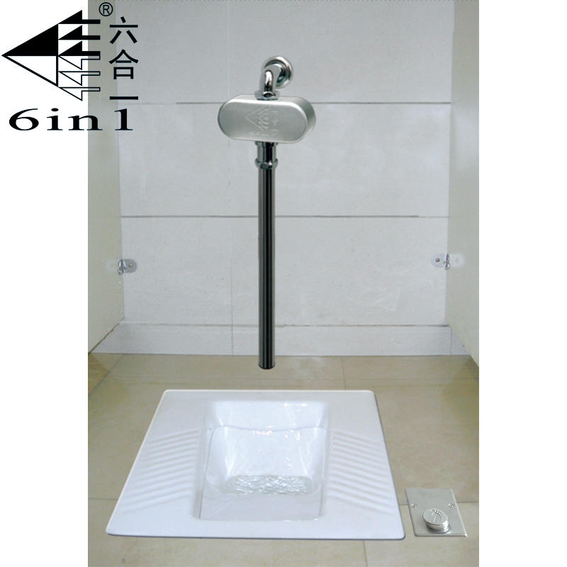 脚踏冲洗阀芯明装蹲便冲洗器暗装式液压节水六合冲水器密封圈配件