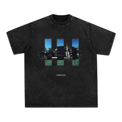 KendrickLamarr复古纯棉T恤