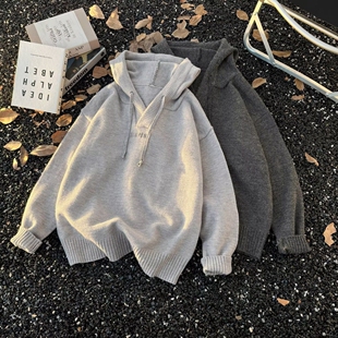 COLDSTONE 多色连帽套头软糯慵懒毛衣柔软亲肤秋冬氛围感宽松外套