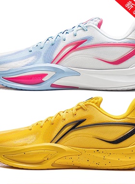 李宁新款篮球鞋闪凌3 低帮轻量高回弹耐久实战球鞋运动鞋男鞋