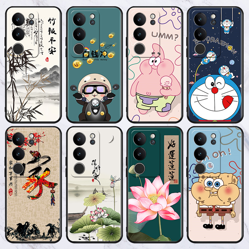 防摔软硅胶耐脏vivo卡通潮保护套