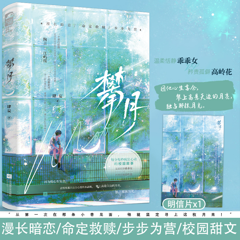 正版 攀月 肆妄 青春文学校园暗恋救赎步步为营甜宠文言情小说