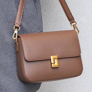 2025真皮包通勤包牛女士单肩秋冬新款包豆腐包小方包女士斜跨包包