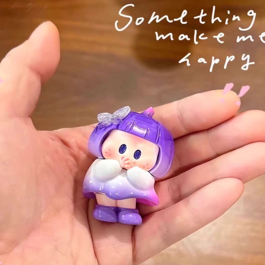 右右酱静谧者紫色蝴蝶摆件