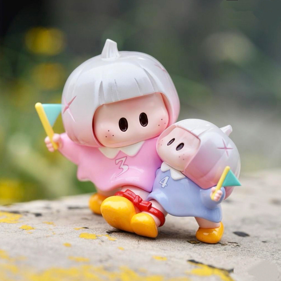 YOYO双人行系列右右酱摆件树脂